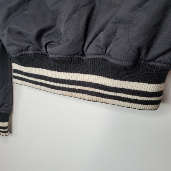 20) AE Reversible Floral Bomber Jacket *As Seen on Jenna Tatum* Sz. S - Picture 8 of 12